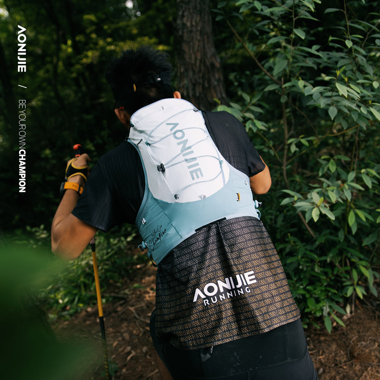 Chaleco AONIJIE PRO 10L - petróleo