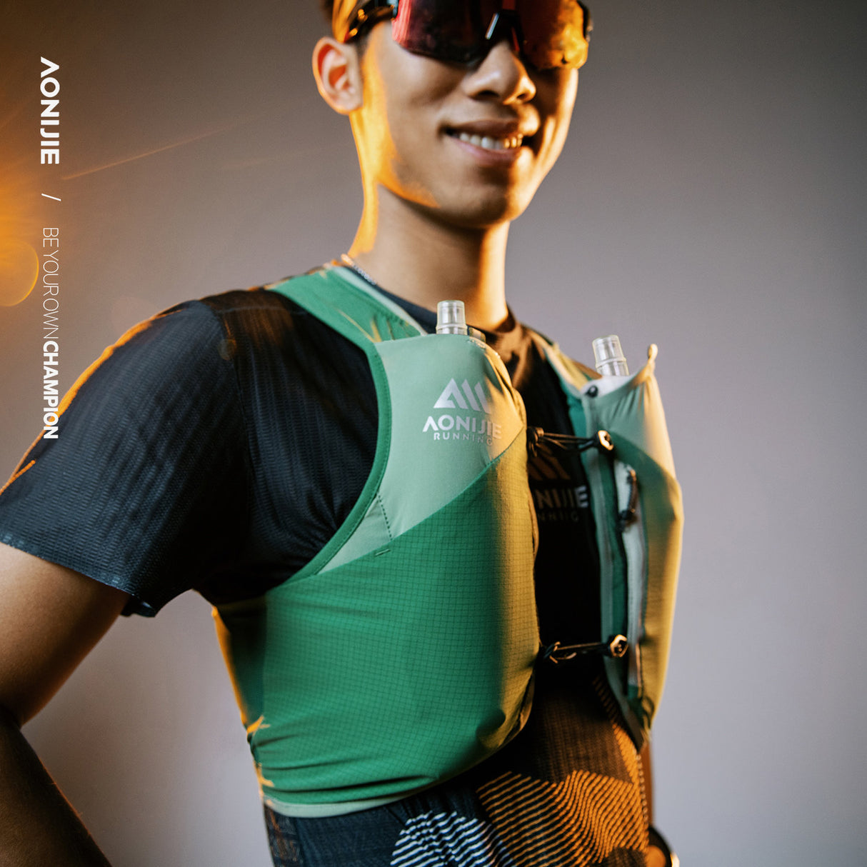 Chaleco AONIJIE Mont Blanc 4L - verde