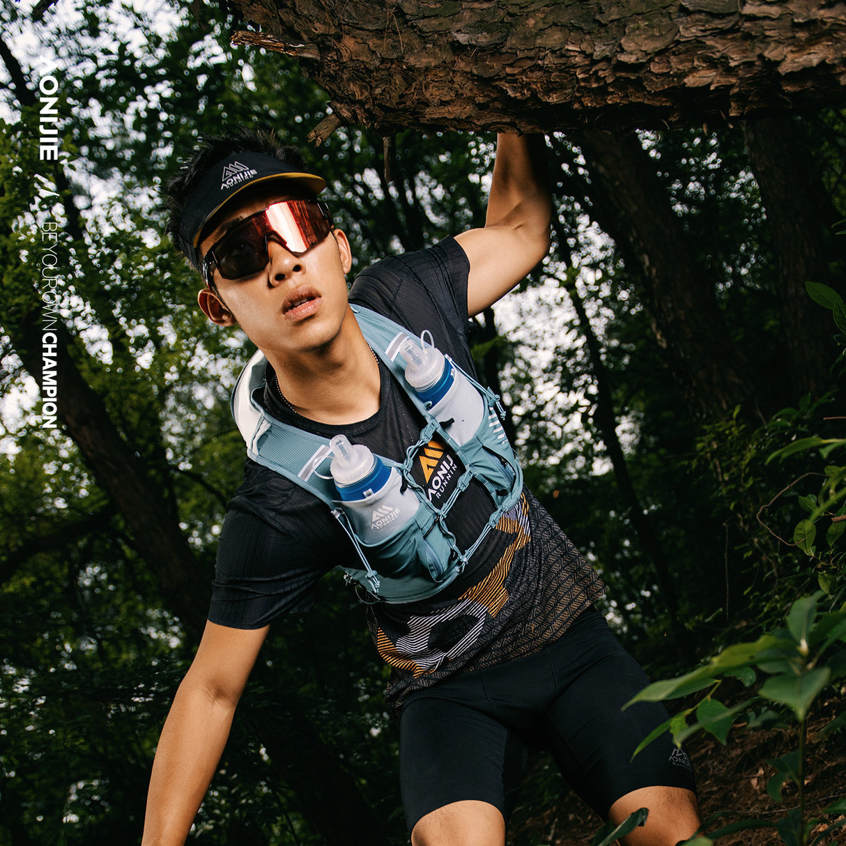 Chaleco AONIJIE PRO 10L - petróleo