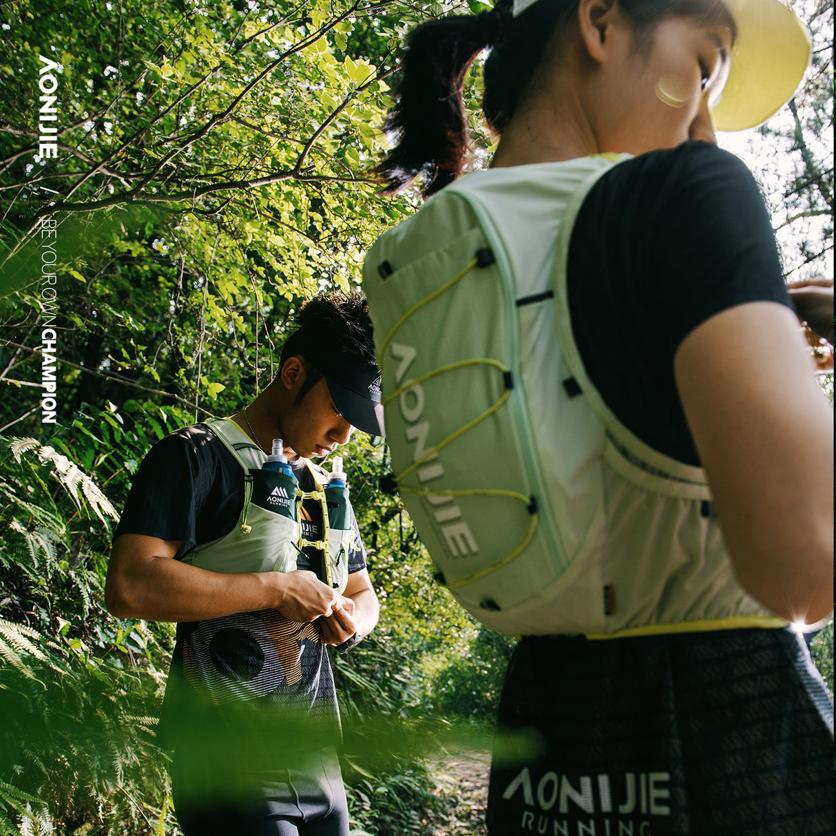 Chaleco AONIJIE PRO 10L - verde