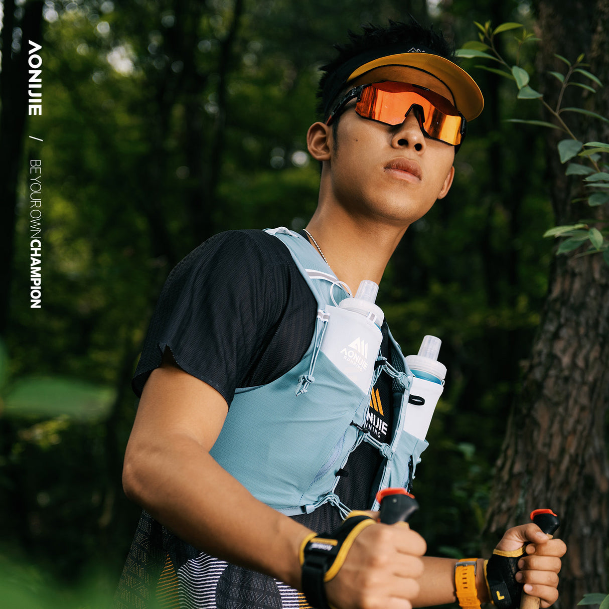 Chaleco AONIJIE PRO 10L - petróleo