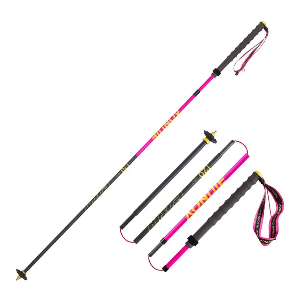 Bastón AONIJIE Full Carbon 120cm - rosa