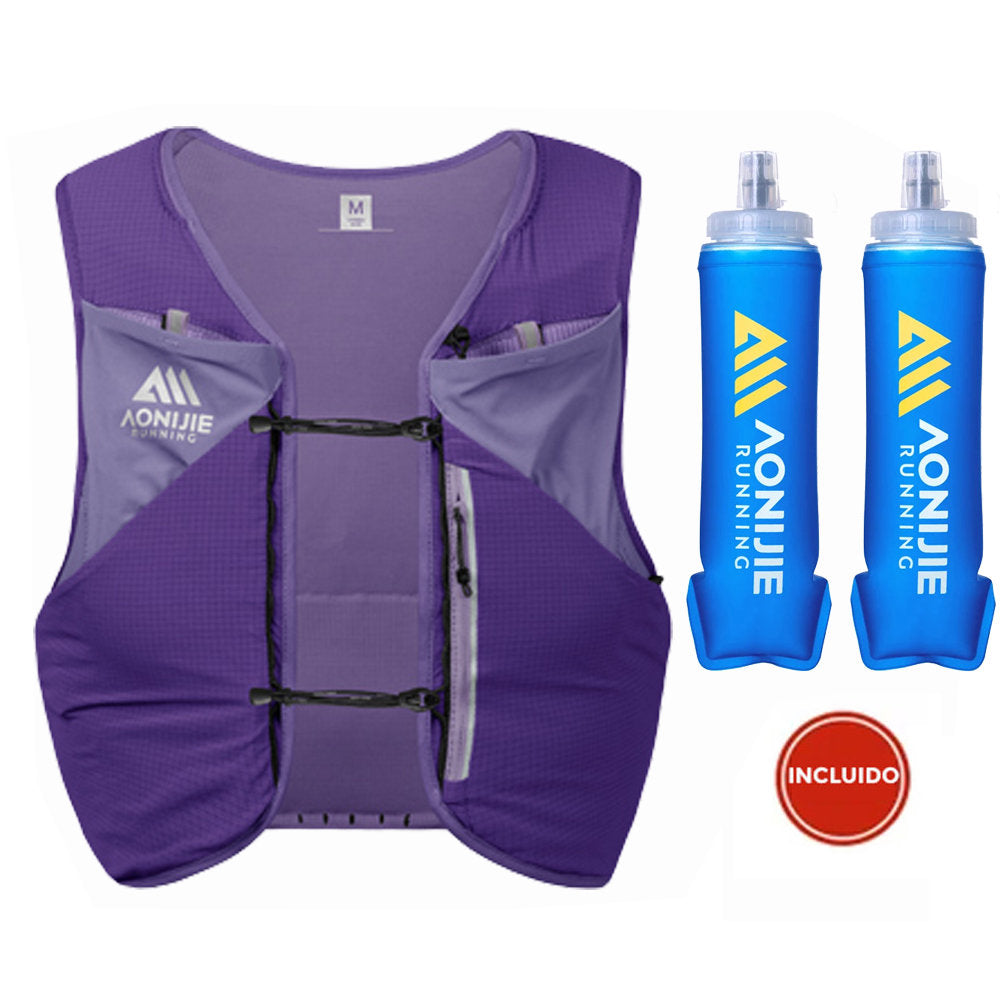 Chaleco AONIJIE Mont Blanc 8L - violeta
