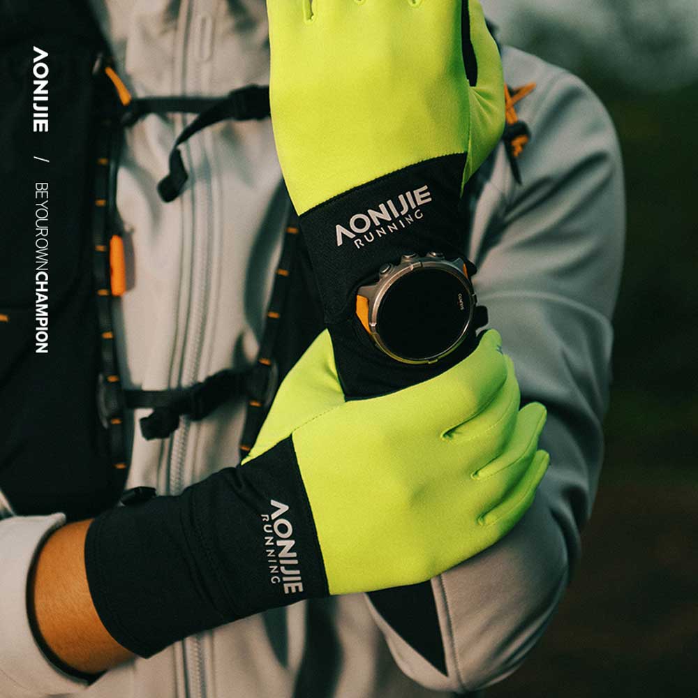 Guantes AONIJIE Hole 61 - amarillo