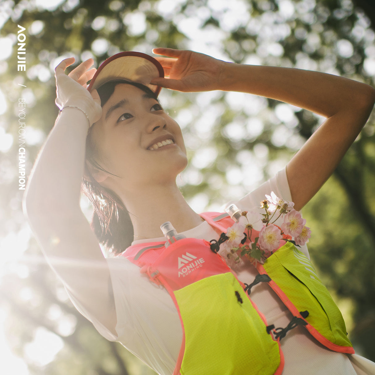 Chaleco AONIJIE PRO 10L - fluorescente