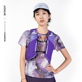 Chaleco AONIJIE Mont Blanc 12L - violeta