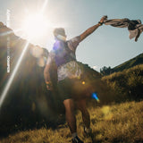 Chaleco AONIJIE Mont Blanc 12L - violeta