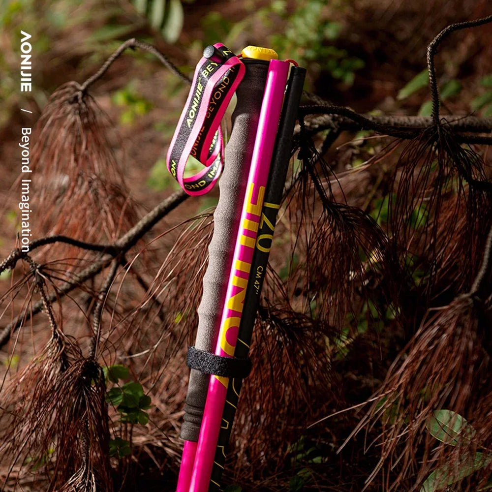 Bastón AONIJIE Full Carbon 120cm - rosa
