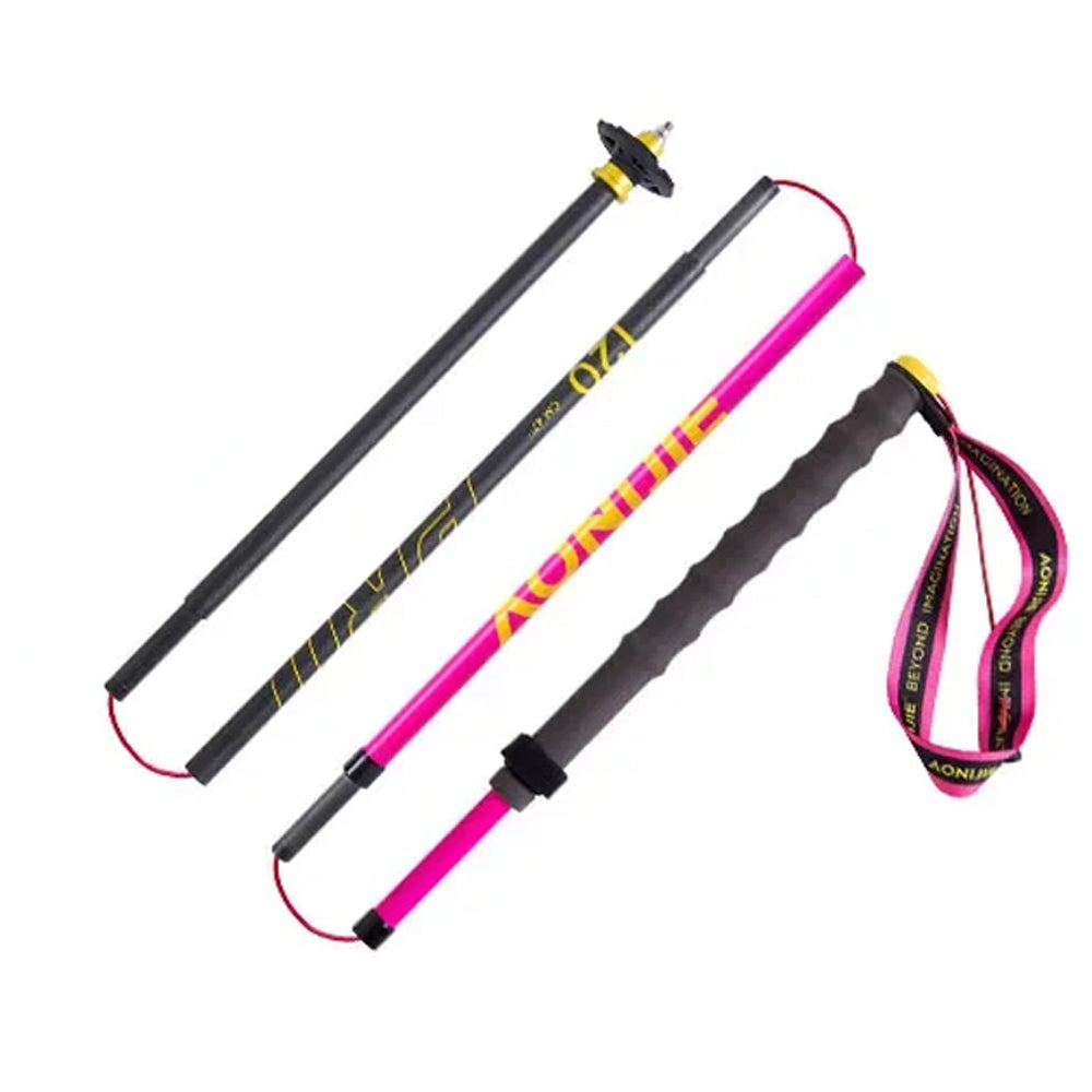Bastón AONIJIE Full Carbon 120cm - rosa