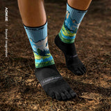 Calcetines AONIJIE D2 Trail Coolmax - azul